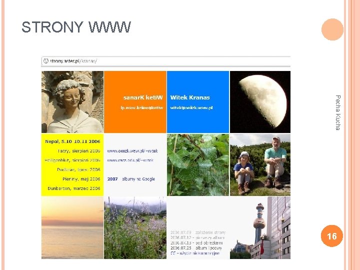 STRONY WWW Pecha Kucha 16 