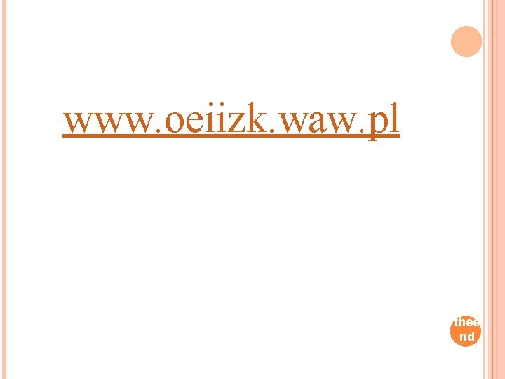 www. oeiizk. waw. pl thee nd 