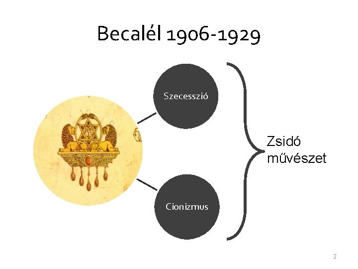 Becalél 1906 -1929 Szecesszió Zsidó művészet Cionizmus 2 