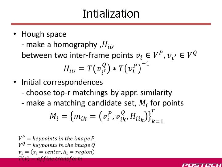 Intialization • Intialization •