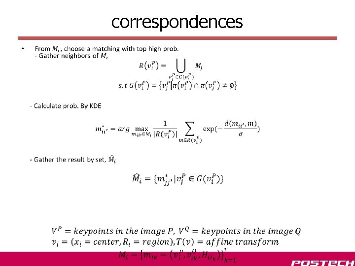correspondences • correspondences •