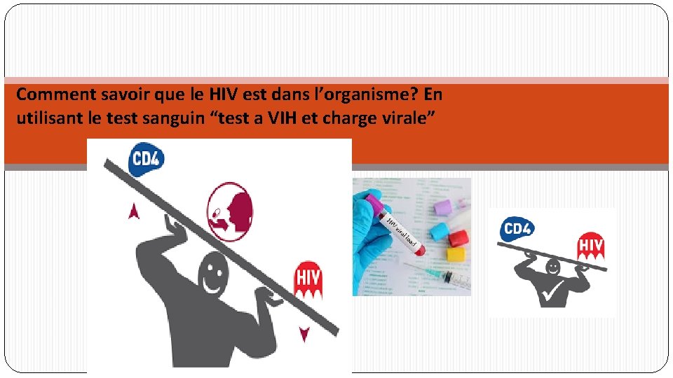 Comment savoir que le HIV est dans l’organisme? En utilisant le test sanguin “test