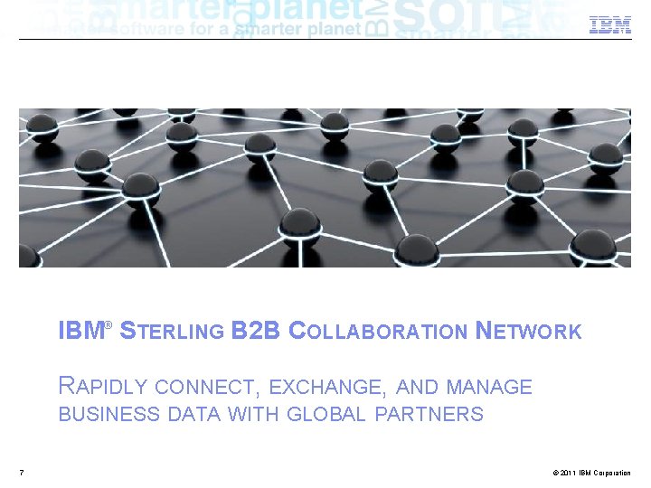 IBM® STERLING B 2 B COLLABORATION NETWORK RAPIDLY CONNECT, EXCHANGE, AND MANAGE BUSINESS DATA