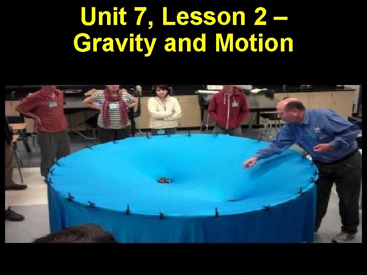 Unit 7, Lesson 2 – Gravity and Motion 