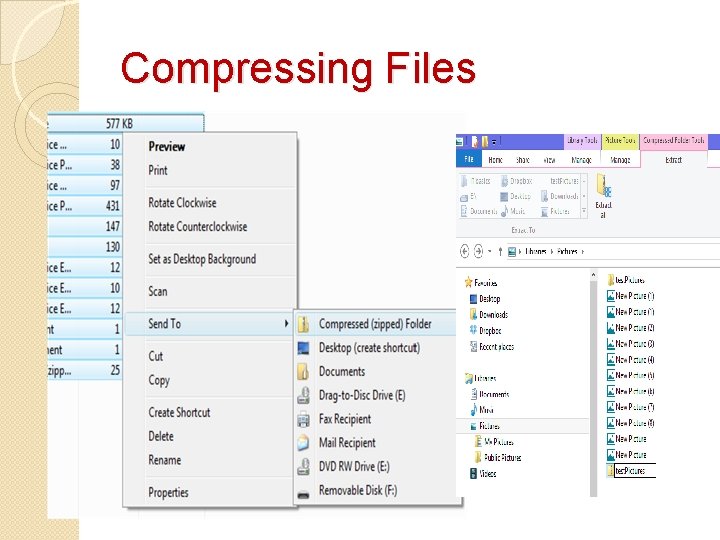 Compressing Files Compressing Files