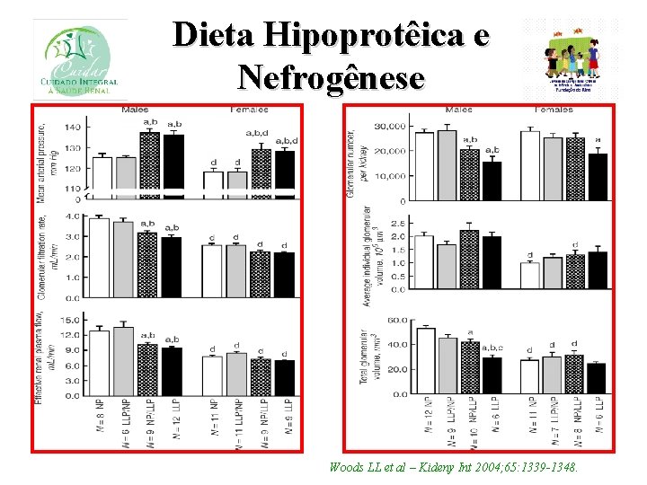 Dieta Hipoprotêica e Nefrogênese Woods LL et al – Kideny Int 2004; 65: 1339