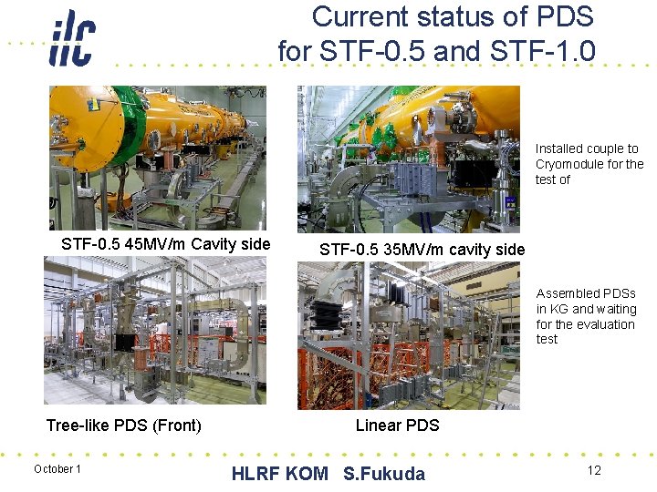 Current status of PDS for STF-0. 5 and STF-1. 0 Installed couple to Cryomodule