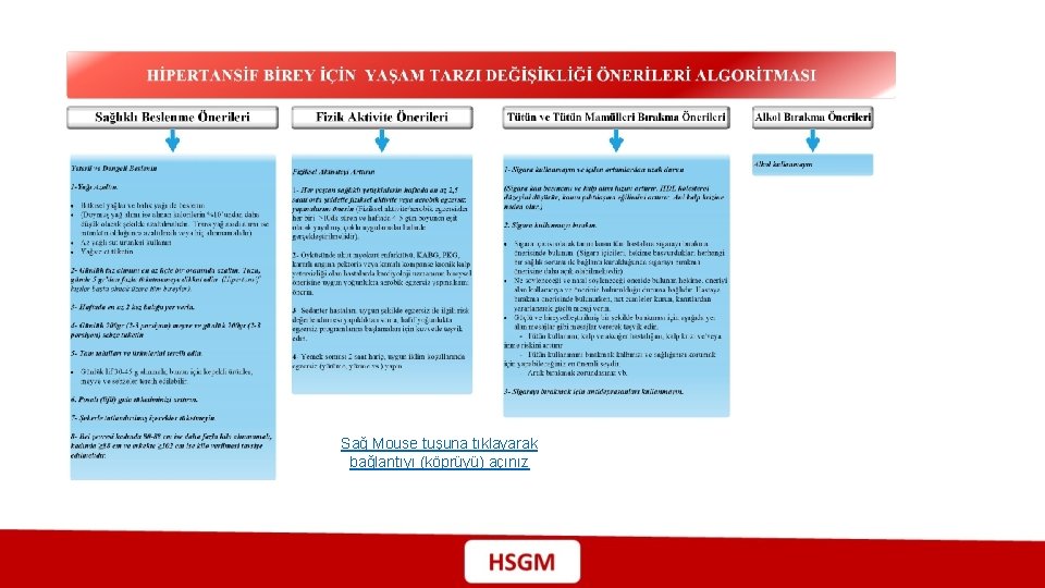 Sağ Mouse tuşuna tıklayarak bağlantıyı (köprüyü) açınız 