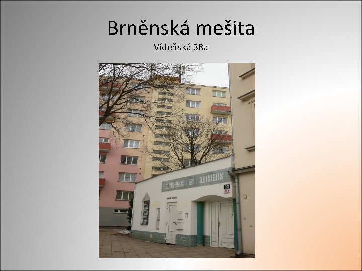 Brněnská mešita Vídeňská 38 a 