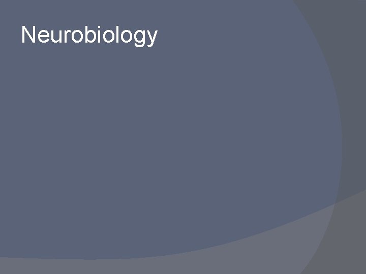 Neurobiology 