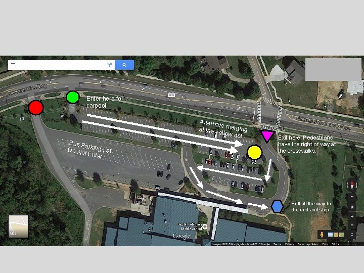 Enter here for carpool Bus P ar Do No king Lot t Ente r Enter here for carpool Bus P ar Do No king Lot t Ente r