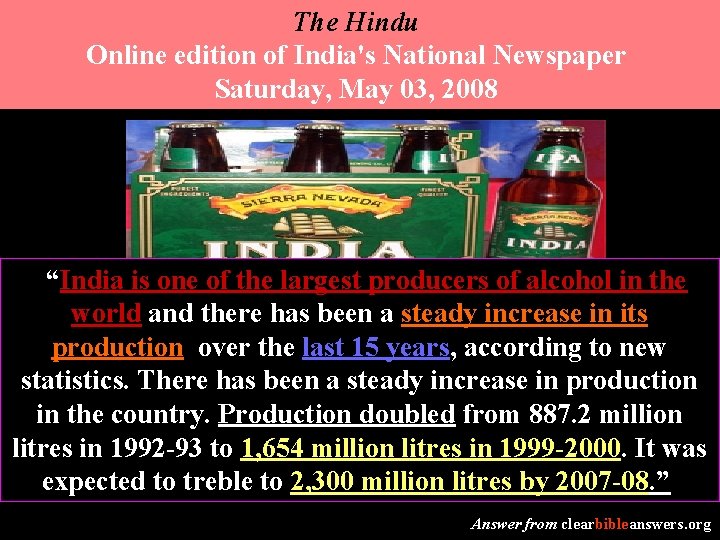 The Hindu Online edition of India's National Newspaper Saturday, May 03, 2008 “India is