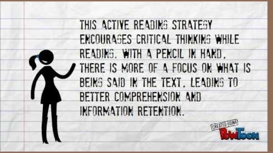 What is Marking the Text? 
