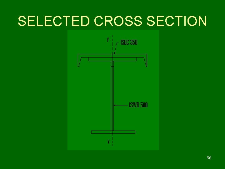 SELECTED CROSS SECTION 65 