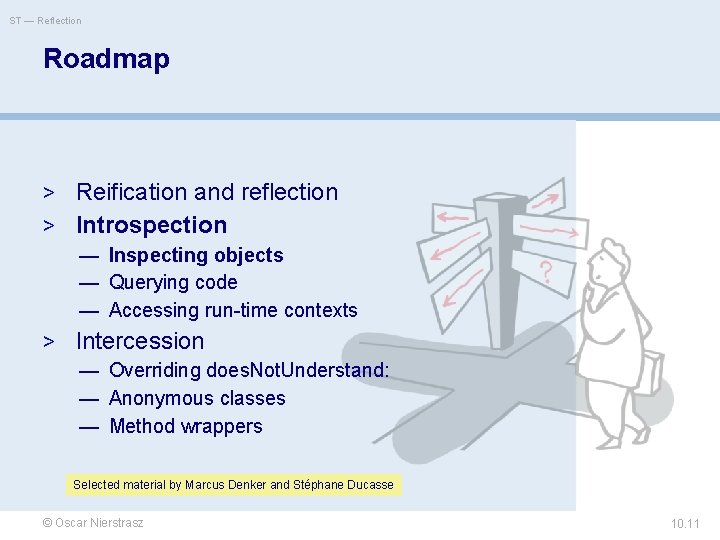 ST — Reflection Roadmap > Reification and reflection > Introspection — Inspecting objects —