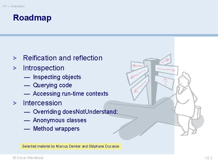 ST — Reflection Roadmap > Reification and reflection > Introspection — Inspecting objects —