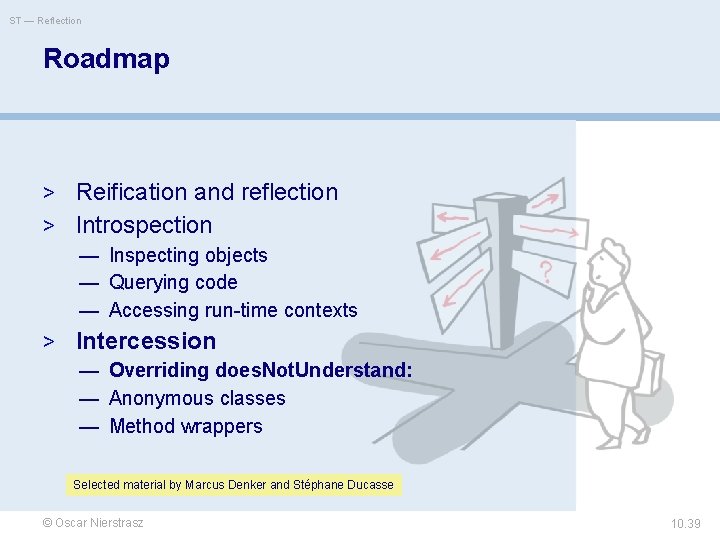 ST — Reflection Roadmap > Reification and reflection > Introspection — Inspecting objects —