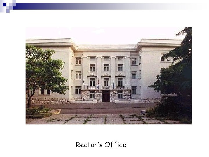 Rector’s Office 