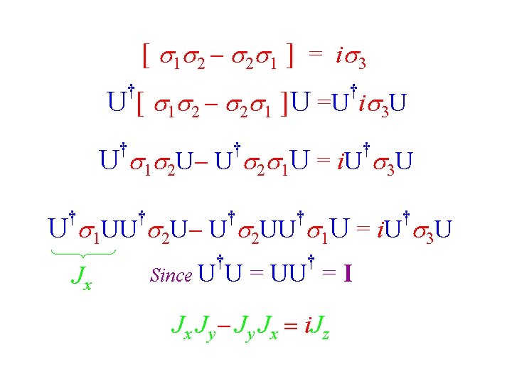 [ 1 2 - 2 1 ] = i 3 † † U [