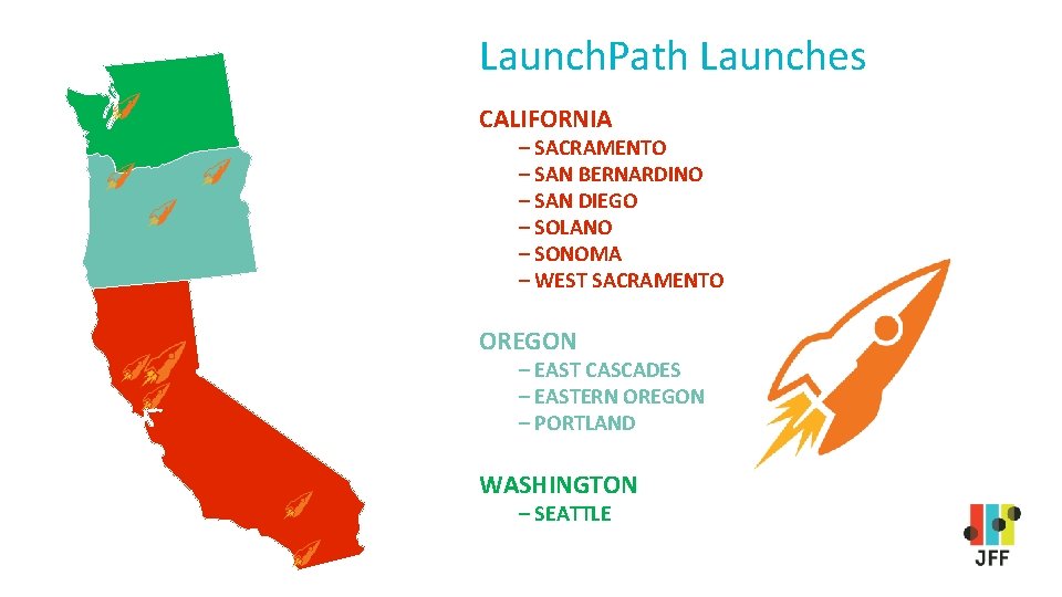 Launch. Path Launches CALIFORNIA – SACRAMENTO – SAN BERNARDINO – SAN DIEGO – SOLANO Launch. Path Launches CALIFORNIA – SACRAMENTO – SAN BERNARDINO – SAN DIEGO – SOLANO