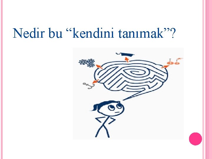 Nedir bu “kendini tanımak”? 