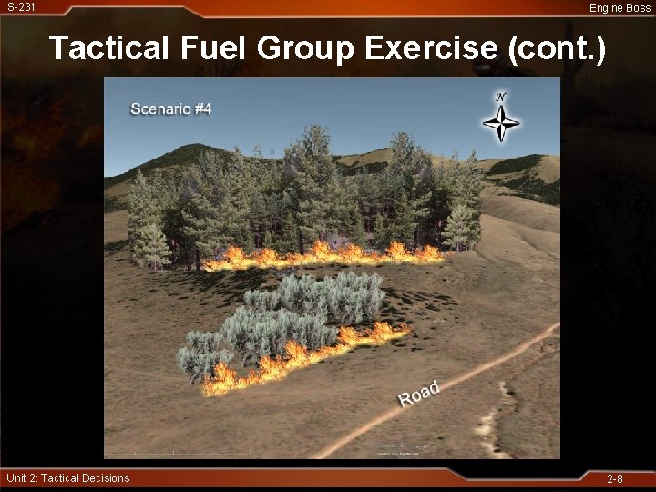 S-231 Engine Boss Tactical Fuel Group Exercise (cont. ) Unit 2: Tactical Decisions 2