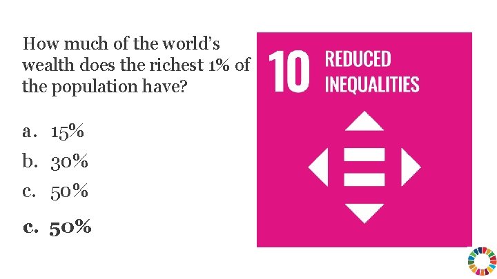 How much of the world’s wealth does the richest 1% of the population have? How much of the world’s wealth does the richest 1% of the population have?