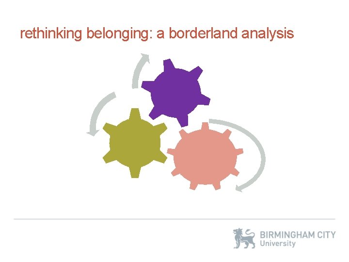 rethinking belonging: a borderland analysis 