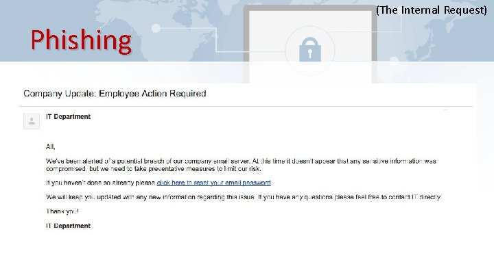 (The Internal Request) Phishing 