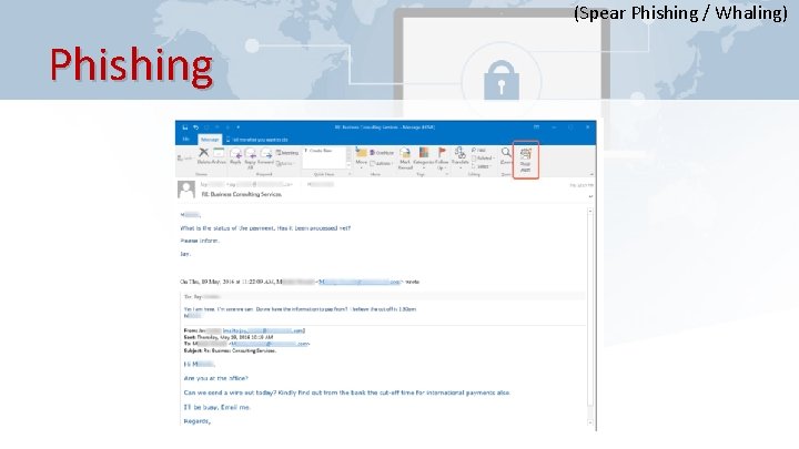 (Spear Phishing / Whaling) Phishing 