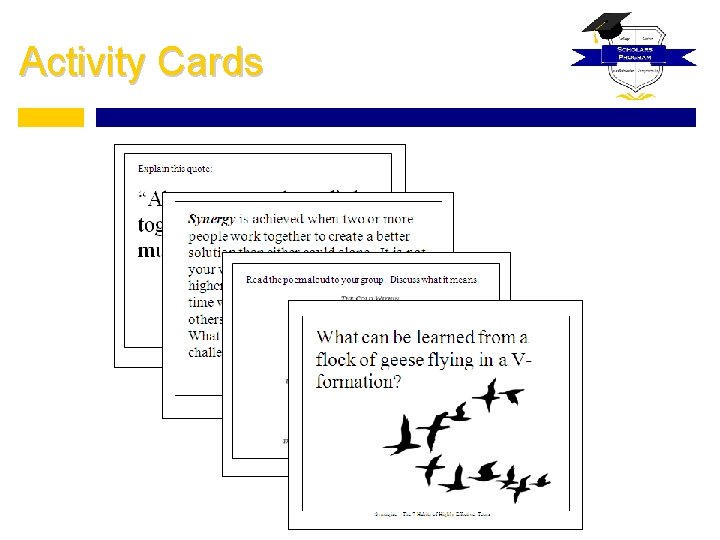 Activity Cards 