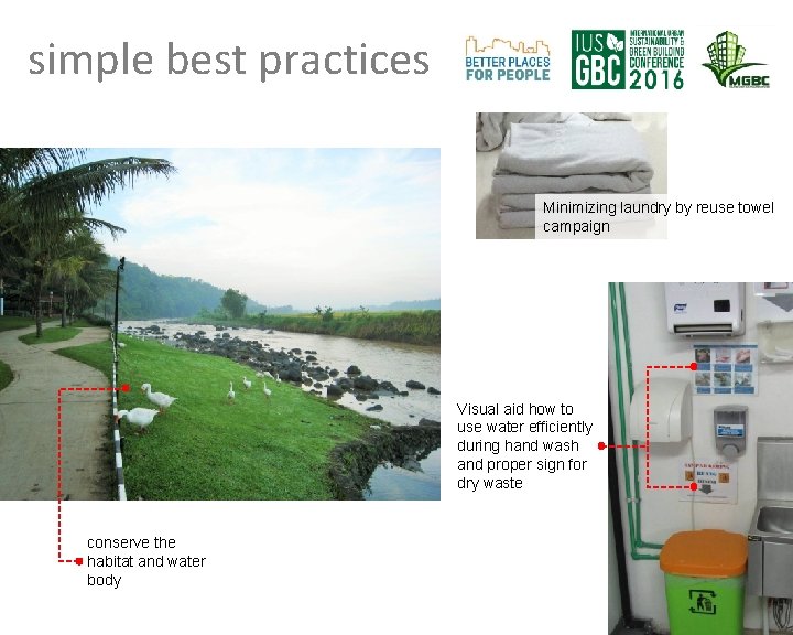 simple best practices Minimizing laundry by reuse towel campaign Visual aid how to use
