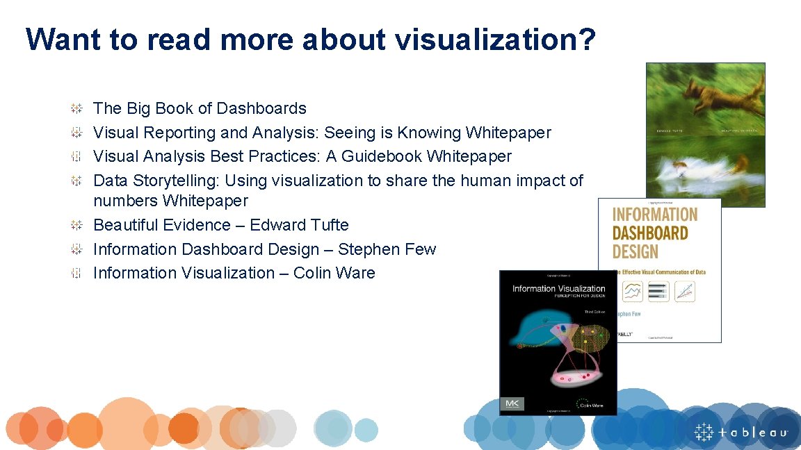 Want to read more about visualization? The Big Book of Dashboards Visual Reporting and