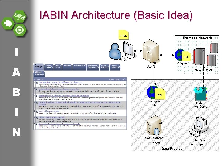 IABIN Architecture (Basic Idea) I A B I N 