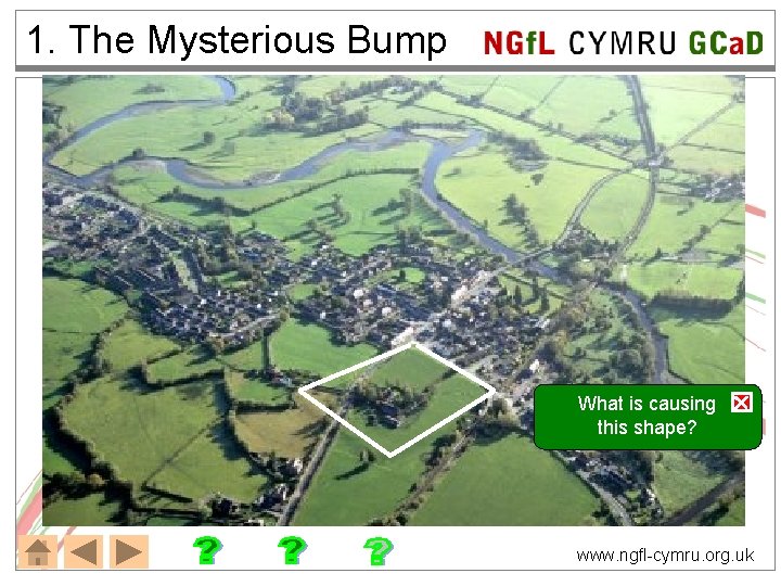 1. The Mysterious Bump NGf. L CYMRU GCa. D What is causing this shape?