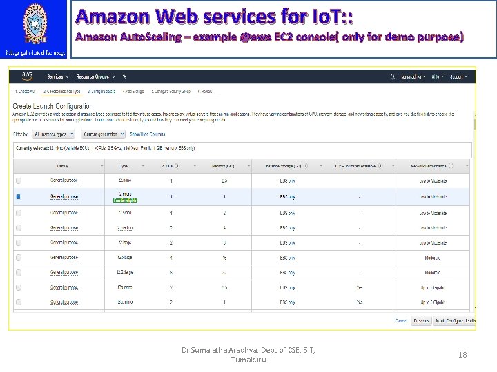 Amazon Web services for Io. T: : Amazon Auto. Scaling – example @aws EC