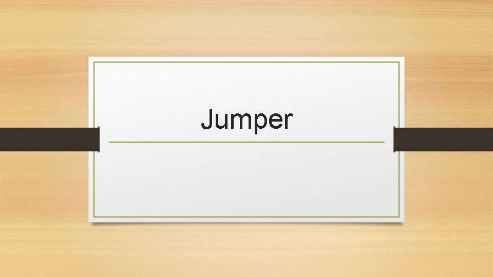 Jumper 