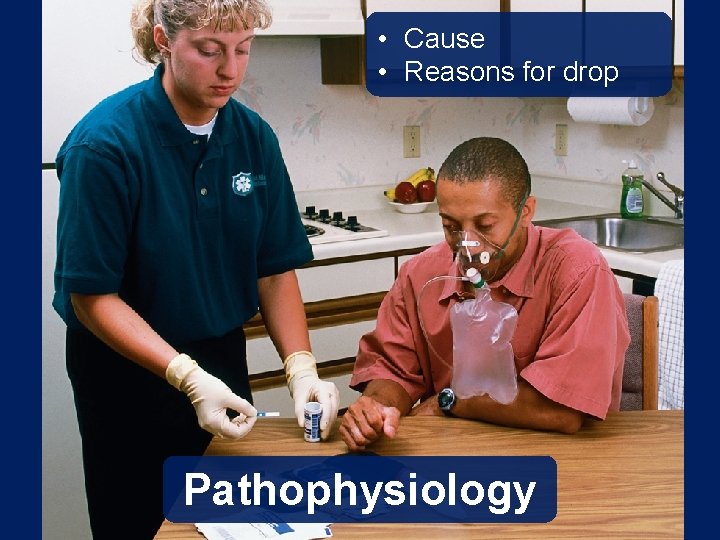  • Cause • Reasons for drop Pathophysiology 