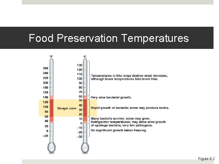 Food Preservation Temperatures Figure 6. 2 