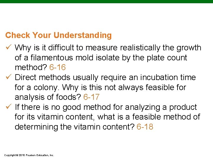 Check Your Understanding ü Why is it difficult to measure realistically the growth of