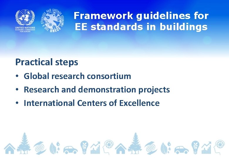 Framework guidelines for EE standards in buildings Practical steps • Global research consortium •