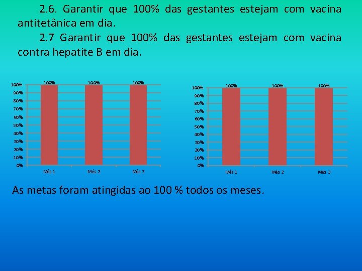 2. 6. Garantir que 100% das gestantes estejam com vacina antitetânica em dia. 2.