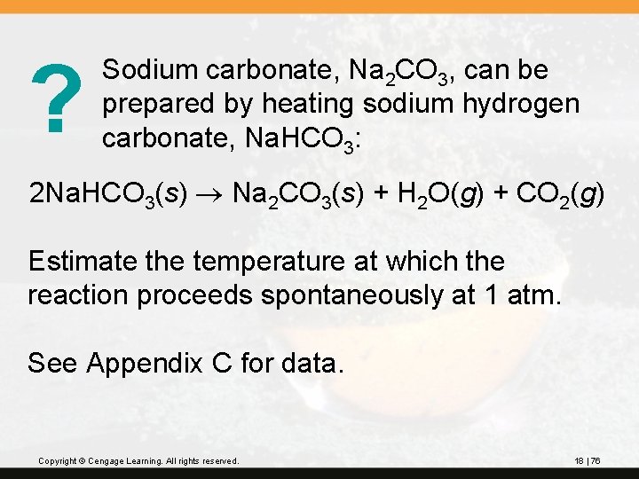 ? Sodium carbonate, Na 2 CO 3, can be prepared by heating sodium hydrogen