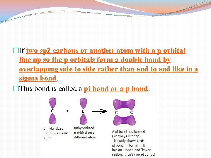 �If two sp 2 carbons or another atom with a p orbital line up