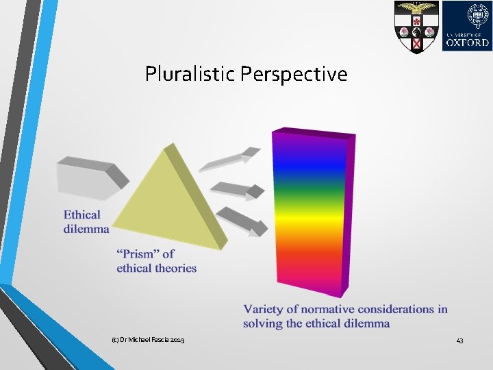 Pluralistic Perspective (c) Dr Michael Fascia 2019 43 