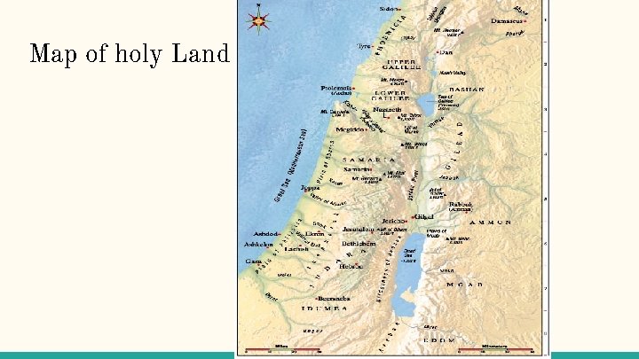 Map of holy Land 