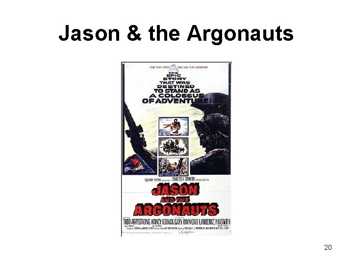 Jason & the Argonauts 20 