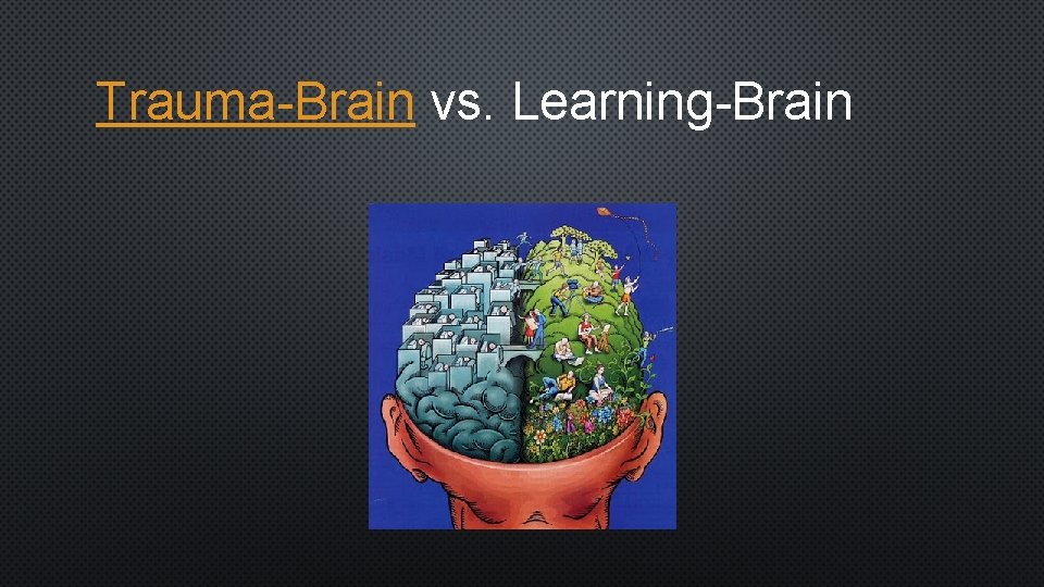 Trauma-Brain vs. Learning-Brain 