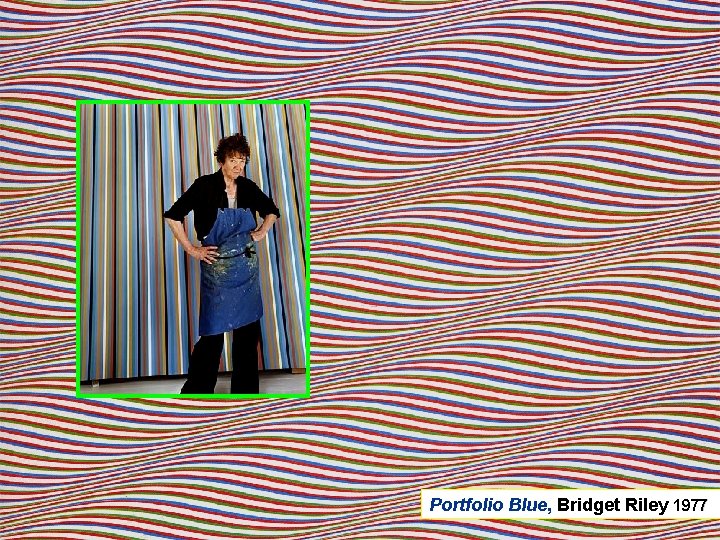 Portfolio Blue, Bridget Riley 1977 