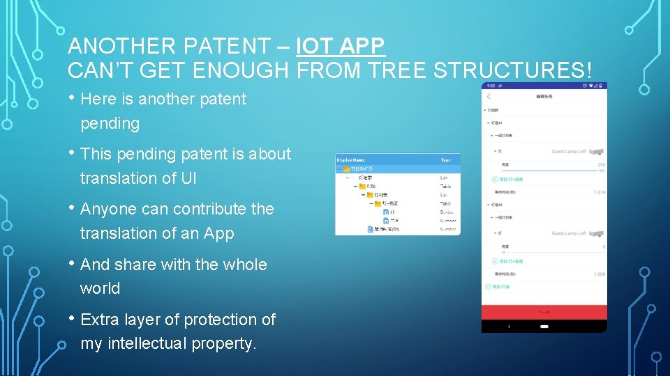 ANOTHER PATENT – IOT APP CAN’T GET ENOUGH FROM TREE STRUCTURES! • Here is